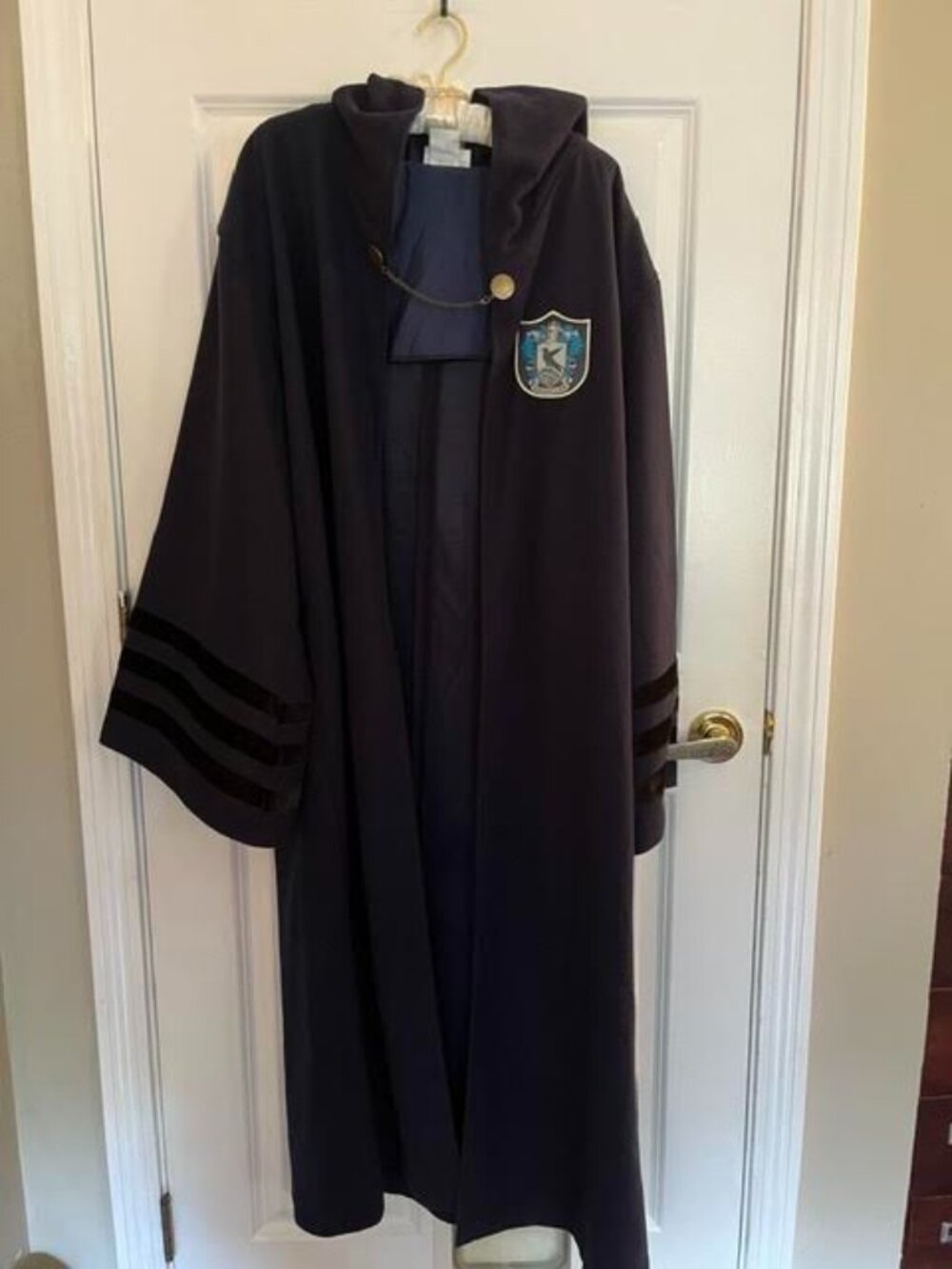 Harry Potter wool Ravenclaw cape, navy